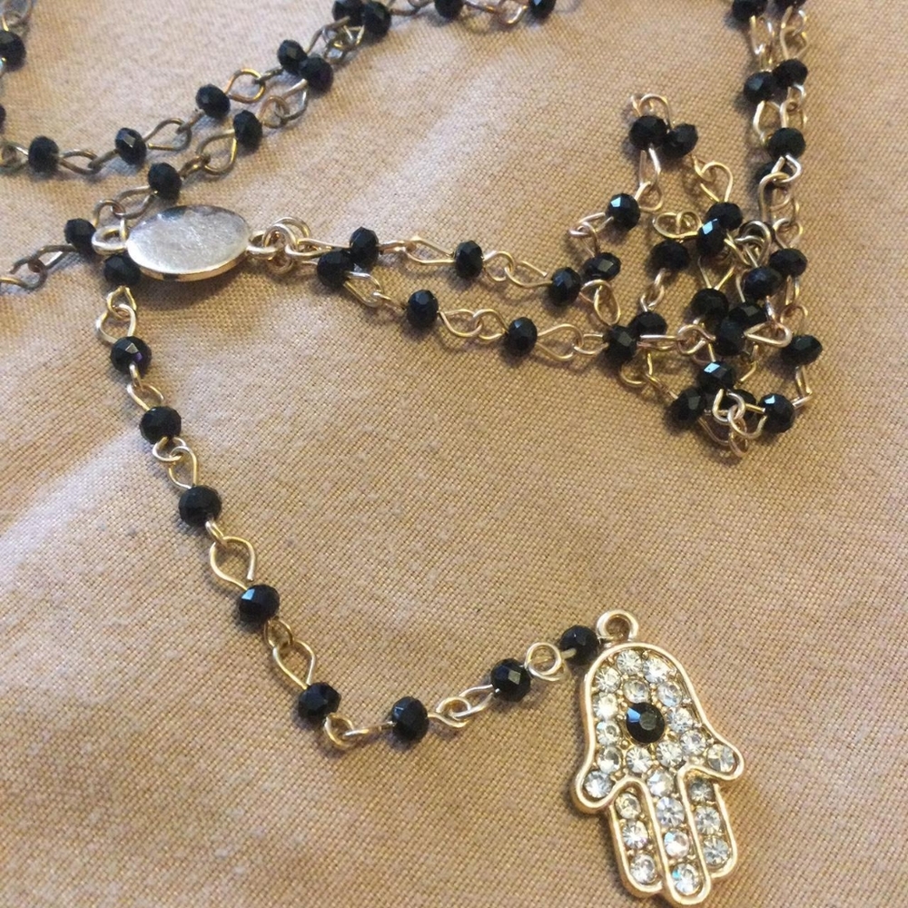 Hamsa Hand of Fatima necklace